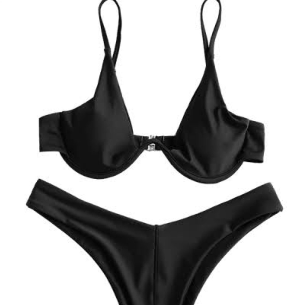 Zaful underwire plunge bikini top